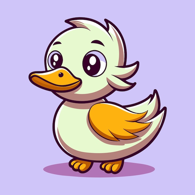 Vector duck cartoon vector for adorable themes