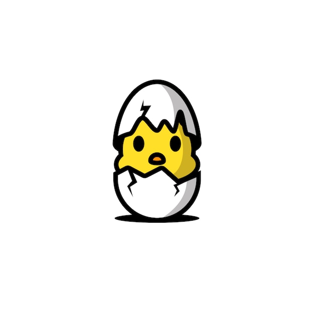 Duck in the egg character