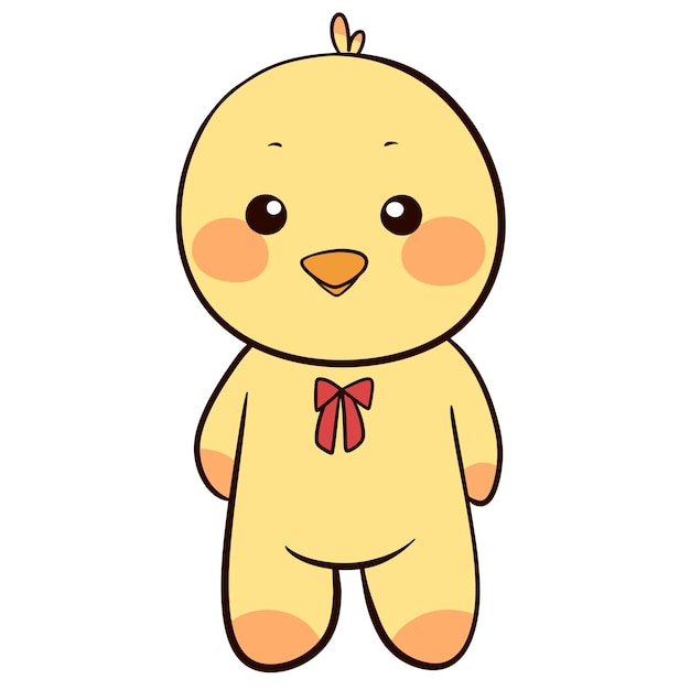 Duck you character cute vacter cartoon