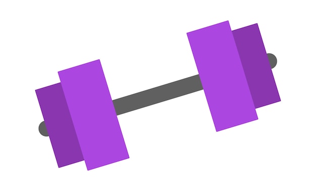 Dumbbell fitness icon Vector illustration