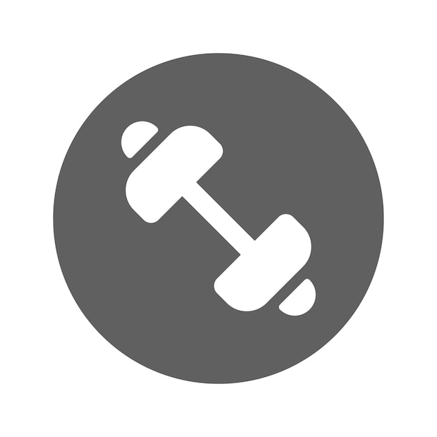 Dumbbells gym sport icon