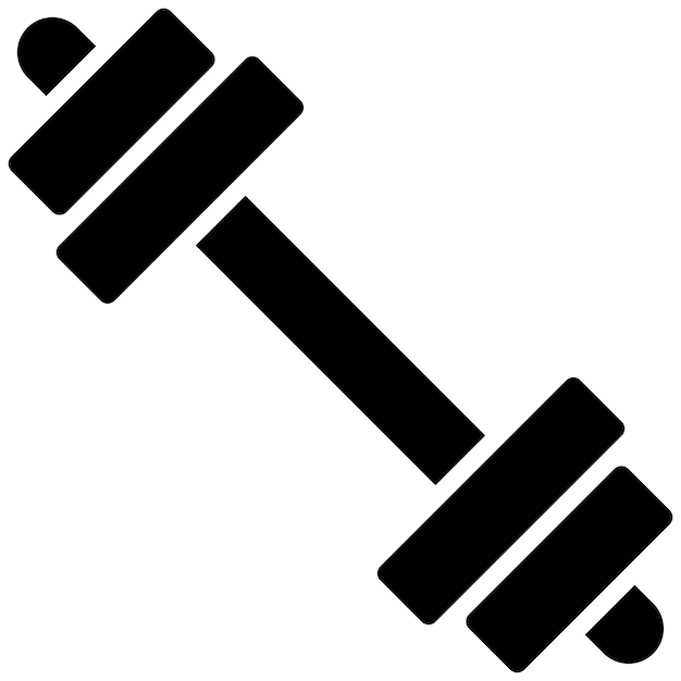 Vector dumbbells vector illustration style