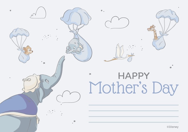 Dumbo Mother's Day Card