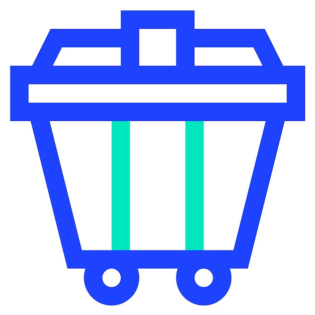 Dumpster Vector Icon Design Illustration