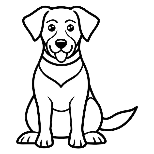 Dunker dog sits icon vector