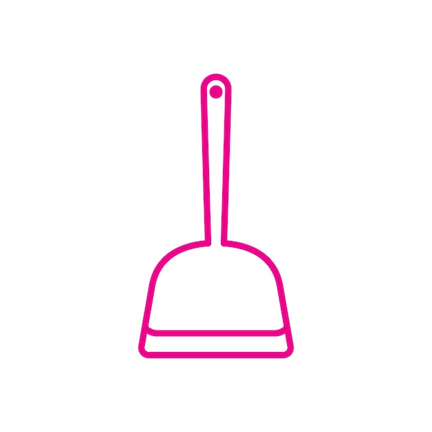 dustpan icon vector design template