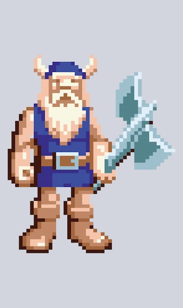 DWARF WITH ACHA CLASSIC VIDEO GAME RETRO