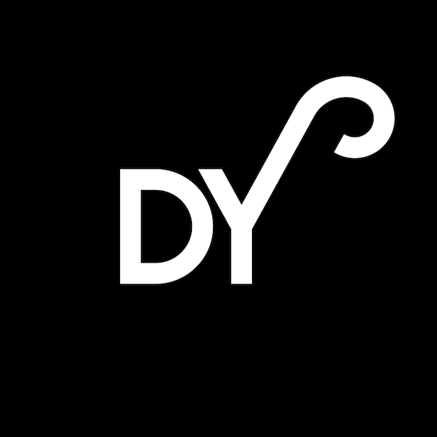 DY letter logo design on black background DY creative initials letter logo concept dy letter design DY white letter design on black background D Y d y logo