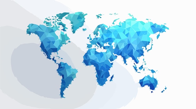 Vector dynamic 3d globe word map of earth background