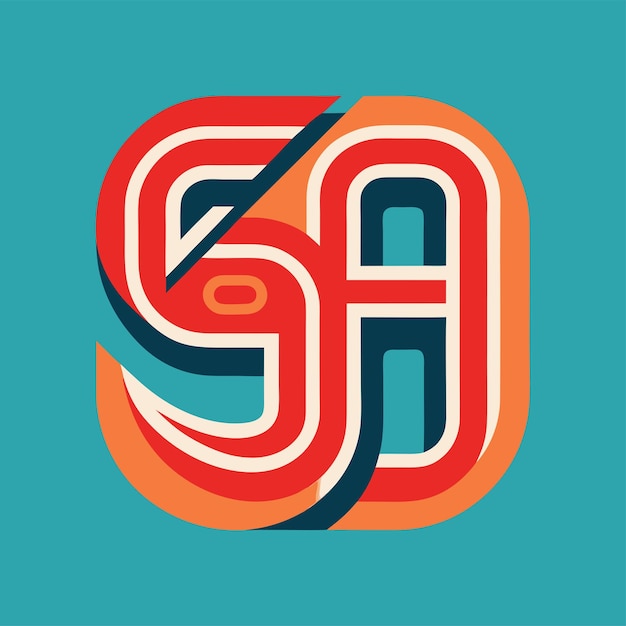 Vector dynamic 69 crafting a unique vector logo icon featuring the number 69