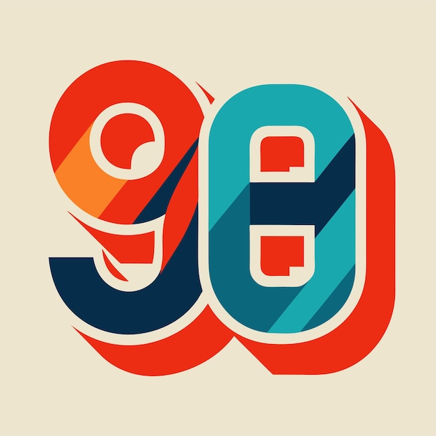 Vector dynamic 69 crafting a unique vector logo icon featuring the number 69