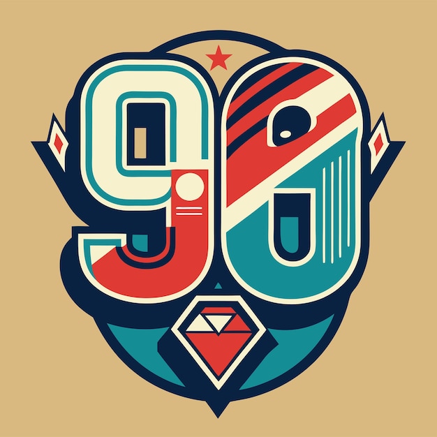 Vector dynamic 69 crafting a unique vector logo icon featuring the number 69