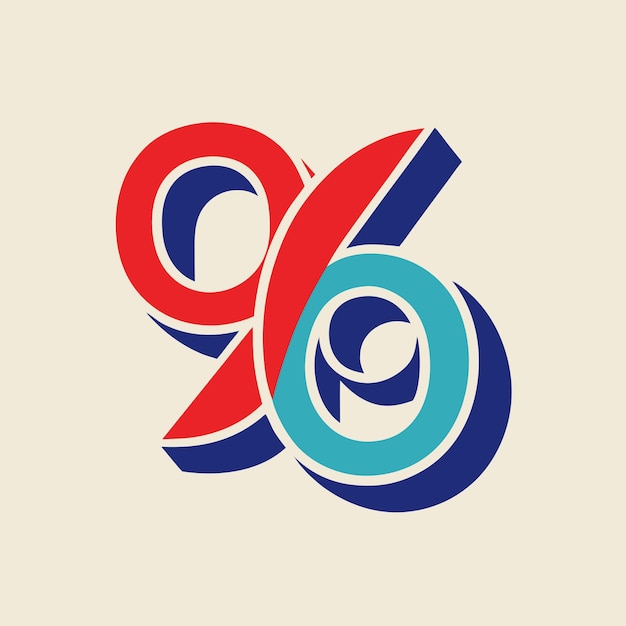 Vector dynamic 69 crafting a unique vector logo icon featuring the number 69