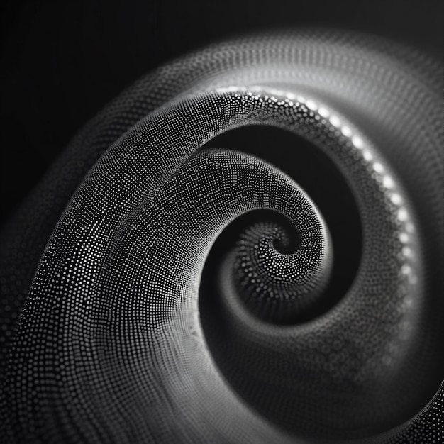 Vector dynamic abstract landscape a captivating visualization of wavy patterns in monochrome