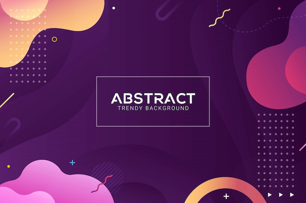 Dynamic abstract liquid trendy color gradation background