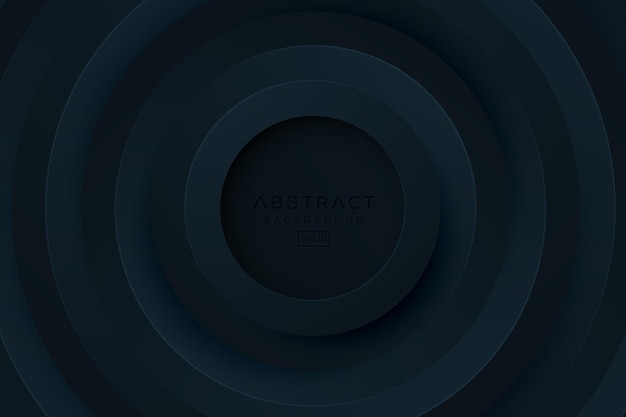 Dynamic black circle dimension background