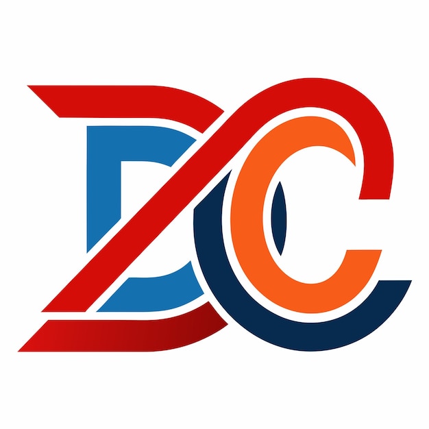 Dynamic Duo Unique Vector Logo Design Featuring the Letters D and C