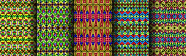 dynamic ethnic pattern collection of traditional bundles