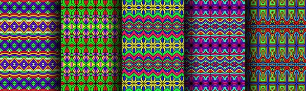 dynamic ethnic pattern collection of traditional bundles