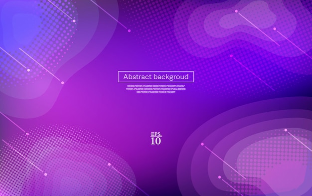 Dynamic fluid geometric with colorful gradient background Premium VectorxA