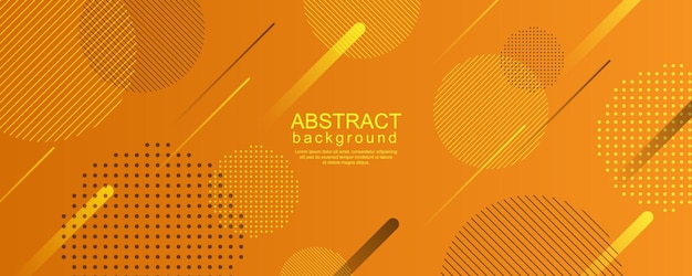 Dynamic line background with orange gradient background