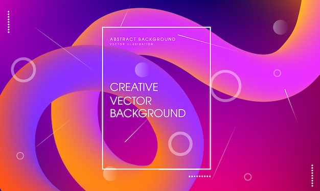 Dynamic shapes composition for landing page