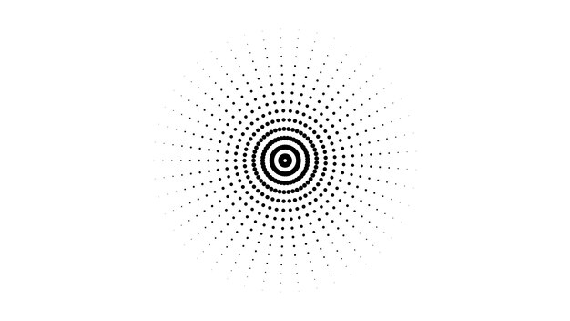 Vector dynamic spiral lines of sound wave rhythm