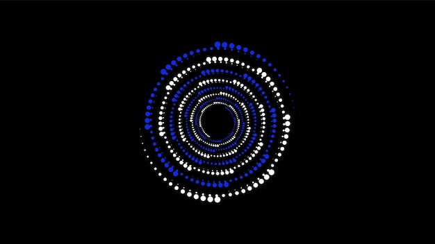 Vector dynamic spiral lines of sound wave rhythm