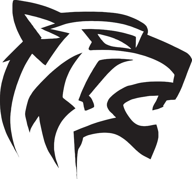 Dynamic Tiger Face Logo