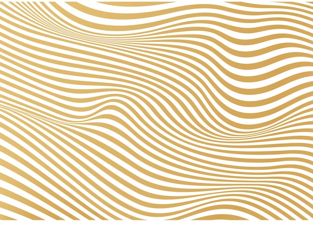 A dynamic wavy Gold pattern on a grey background