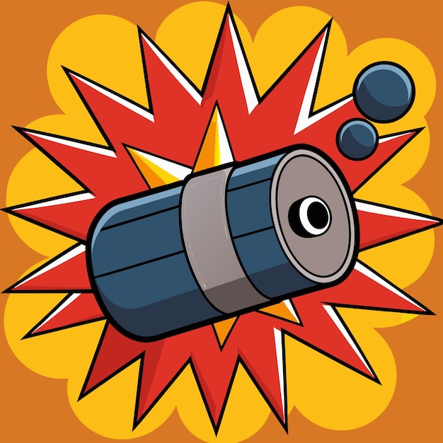 Vector dynamite explosive cartoon vector icons illustration flat cartoon concept suitable for any creative project