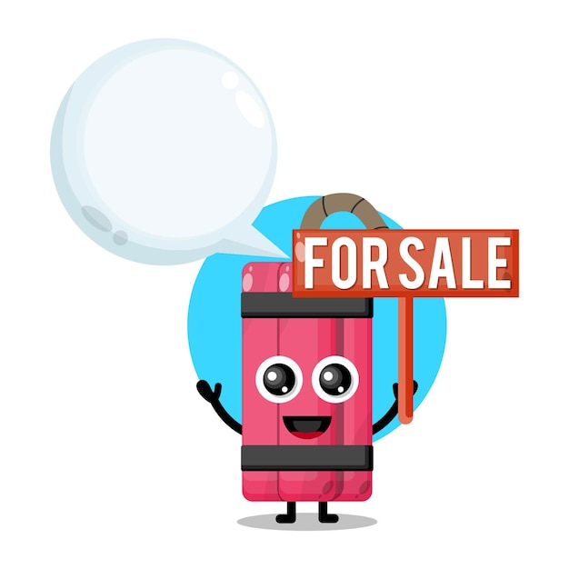 Dynamite for sale cute character mascot