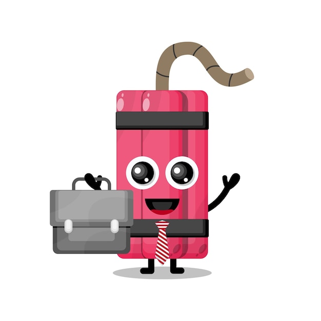 Dynamite works cute character mascot