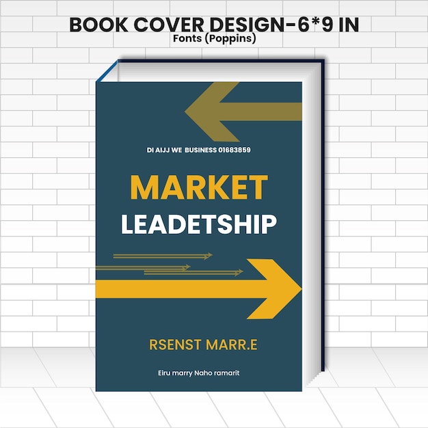 Vector e book covers market template