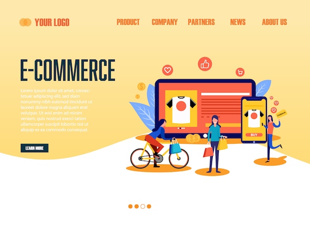 E-Commerce Landing Page