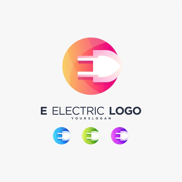 E electric logo energy