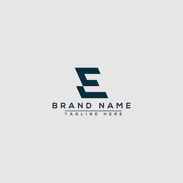 E Logo Design Template Vector Graphic Branding Element.