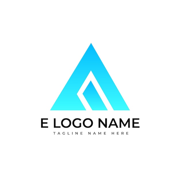 E logo design