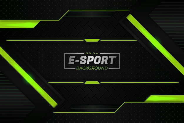 E-Sports Background Green Style