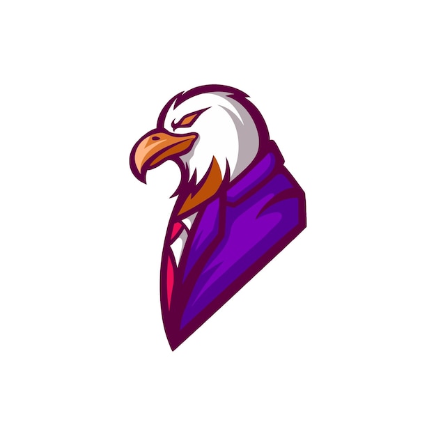 Eagel Worker Character Illustration