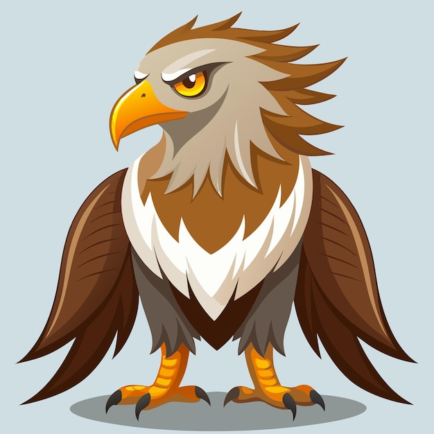 Eagle Bird Clip Art Vector Illustration Design