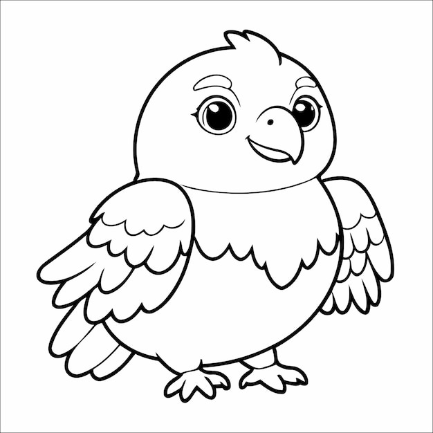 Eagle Coloring Book Drawing For Kids