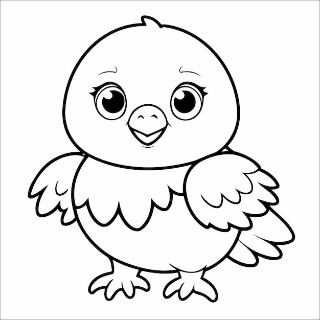 Eagle Coloring Page Drawing For Toddlers