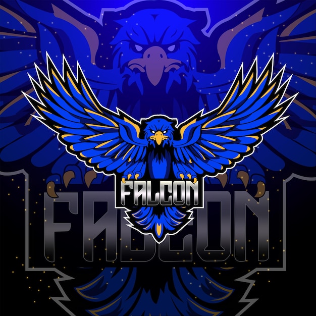 Eagle esport mascot logo design