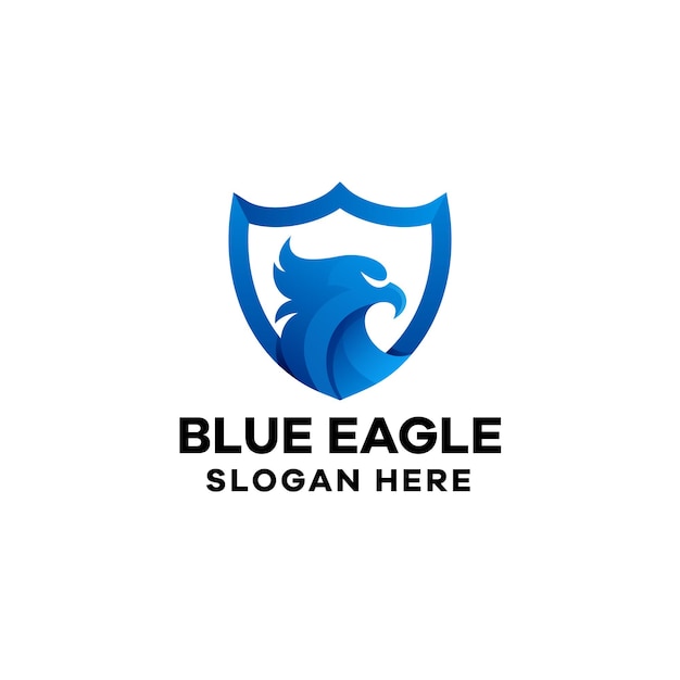 Eagle Gradient Logo Template