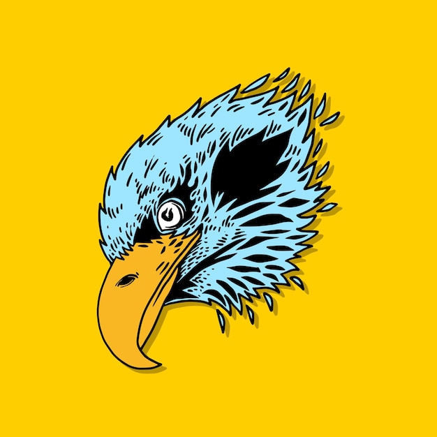 Eagle head for logo and artwork