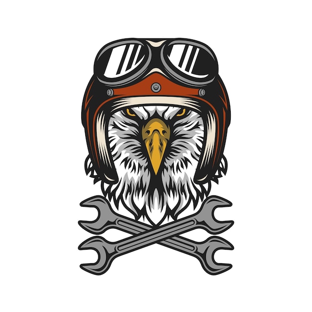 Eagle Head Mascot Design Vector