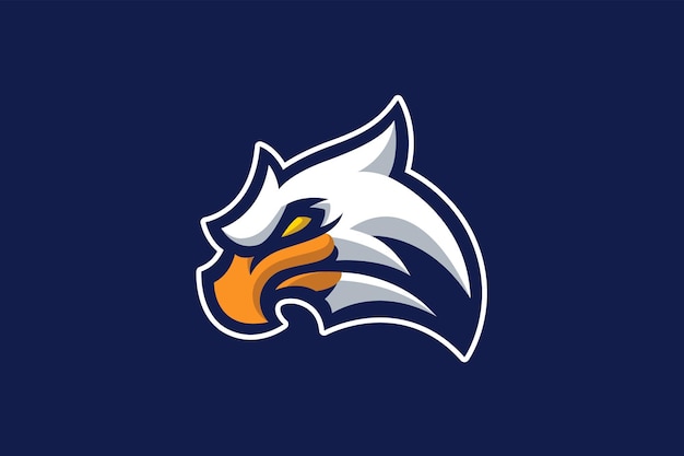 Eagle Head Mascot Vector