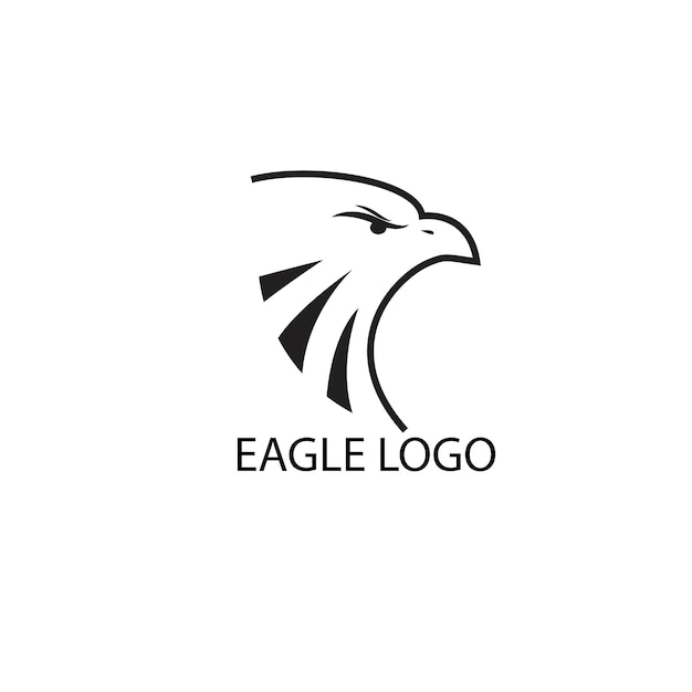 Eagle head vector logo design