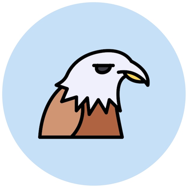 Vector eagle icon vector image can be used for egypt